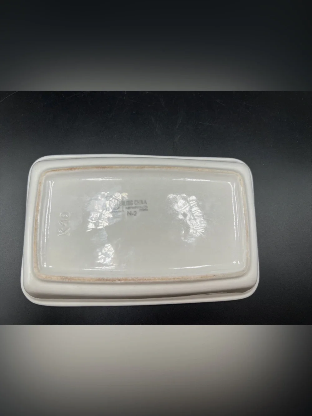 Vintage Sterling China Restaurant Ware Small Baking Dish White E Liverpool Ohio